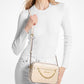 Jet Set Large Metallic Logo Jacquard Crossbody Bag
