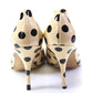Kate Spade New York Womens Polka Dot Pointed Toe Pumps Beige Black