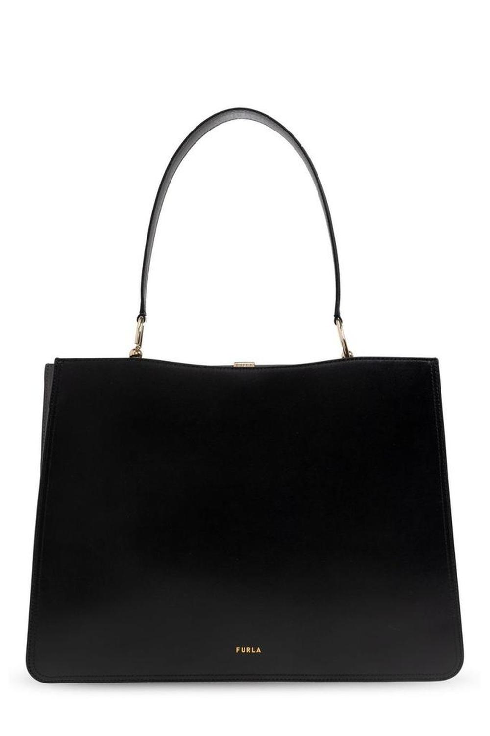 Furla Nuvola Logo Printed Large Tote Bag