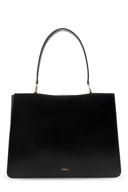 Furla Nuvola Logo Printed Large Tote Bag