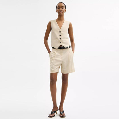 Tailored Vest In Recycled Polyester