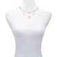Gold-Tone Crystal & Textured Logo Layered Pendant Necklace, 16" + 2" extender