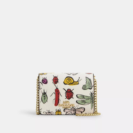 Coach Outlet Mini Wallet On A Chain With Creature Print