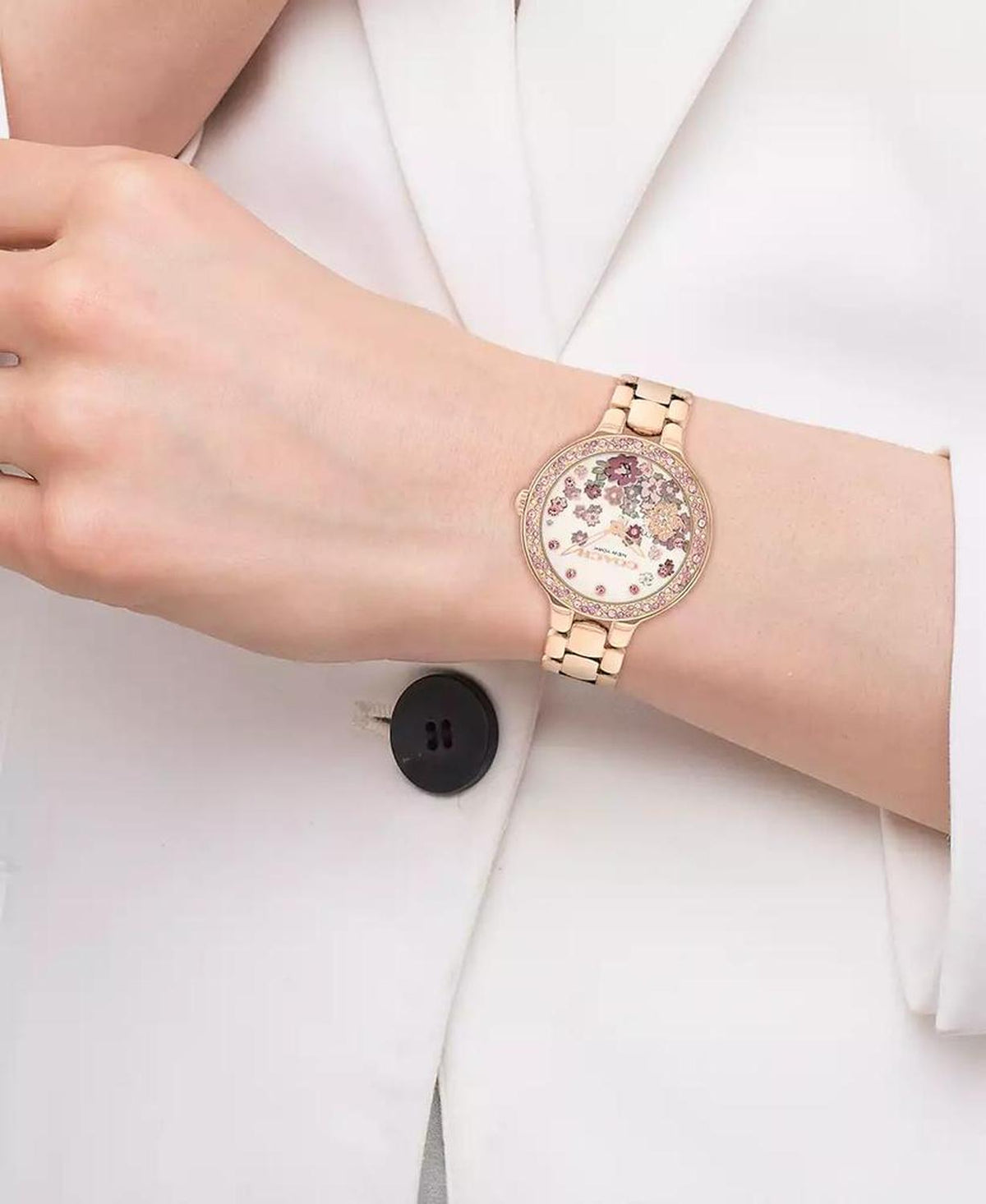 Chelsea Smartwatch Women's Chelsea Rose Gold Tone Stainless Steel Bracelet Watch, 36mm