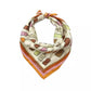 Hangtag Print Silk Bandana Scarf