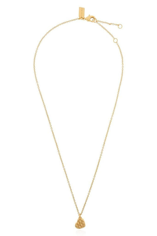Coach Heart Shaped Pendant Necklace