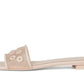 Flat Sandals With Tea Rose