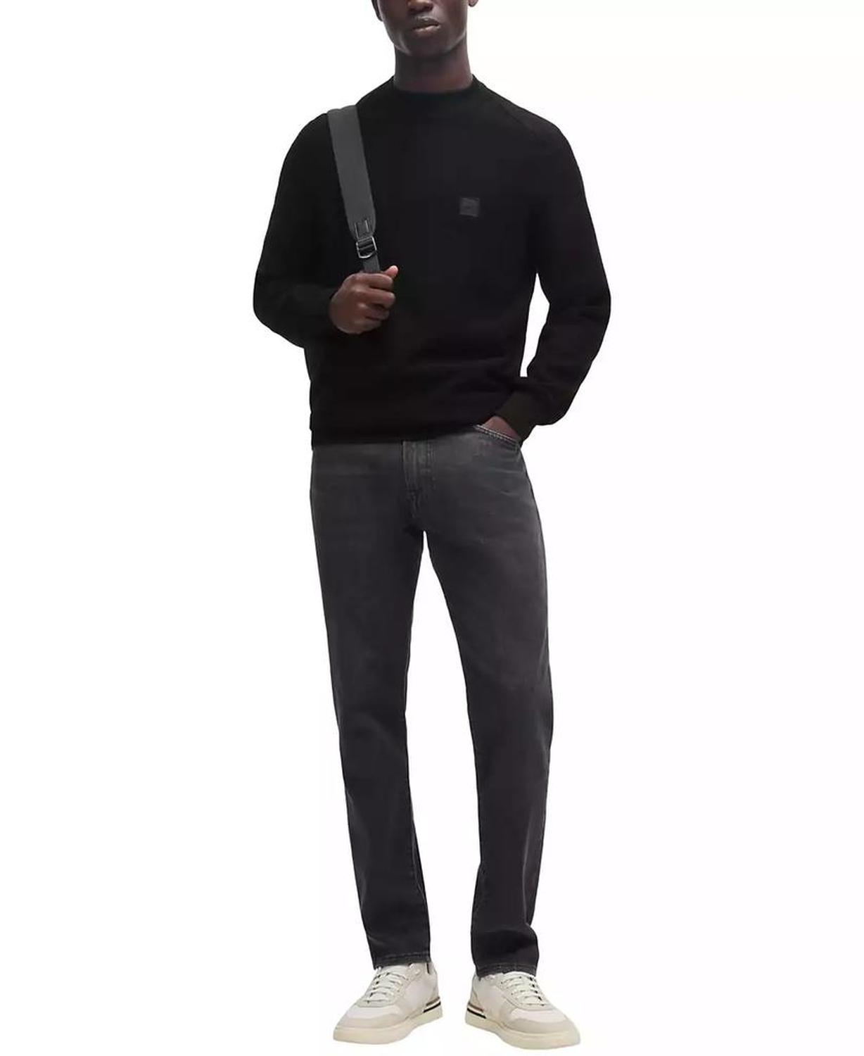 Men's Logo Patch Regular-Fit Sweater