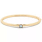 Gold-Tone Color Cubic Zirconia Bangle Bracelet