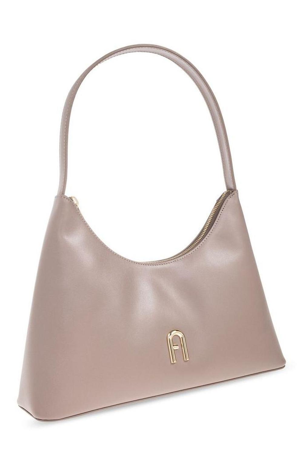Furla Diamante Logo Plaque Shoulder Bag