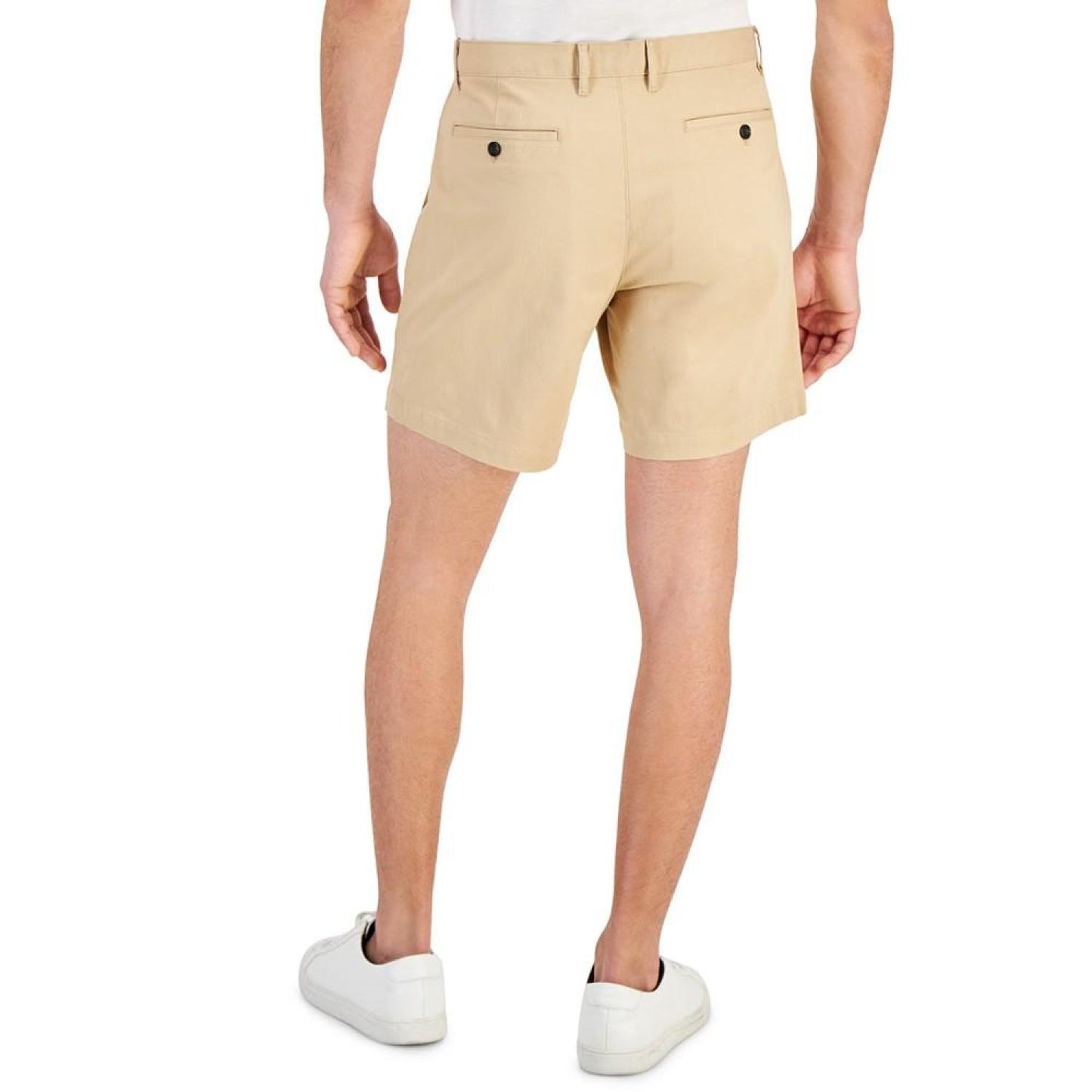 Men's Slim-Fit Stretch Herringbone Twill 7" Shorts