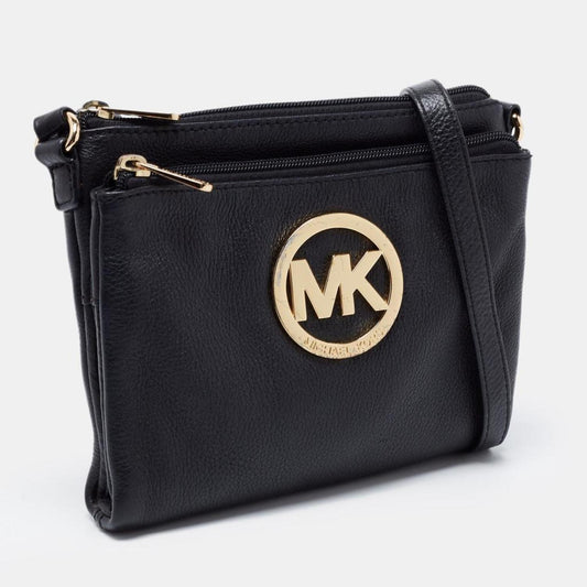 Michael Michael Kors  Leather Fulton Crossbody Bag