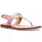 Mandy Logo Slingback Thong Sandals