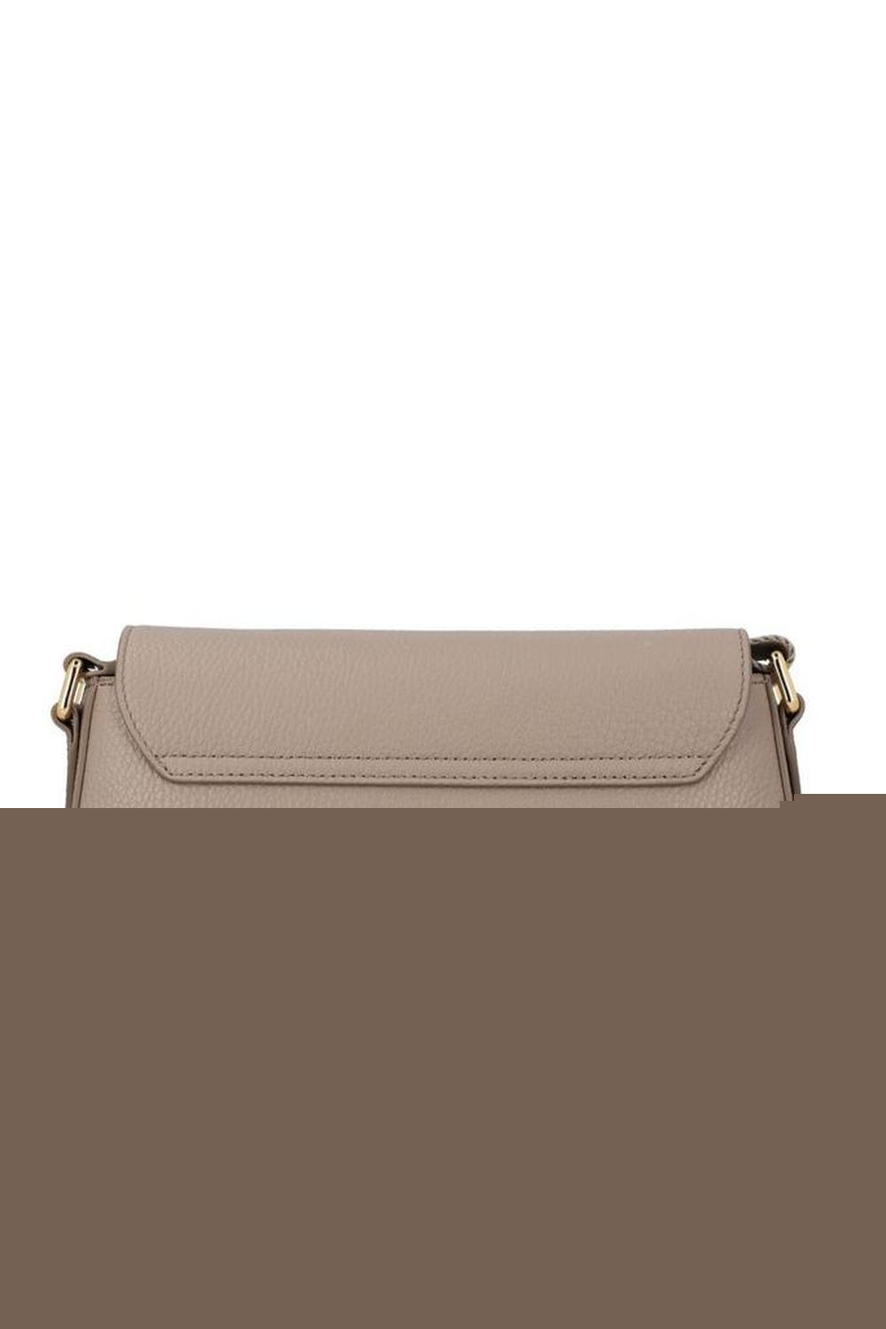 Furla Logo Plaque Foldover-Top Shoulder Bag