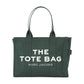 The Large Tote - Cotton - Green