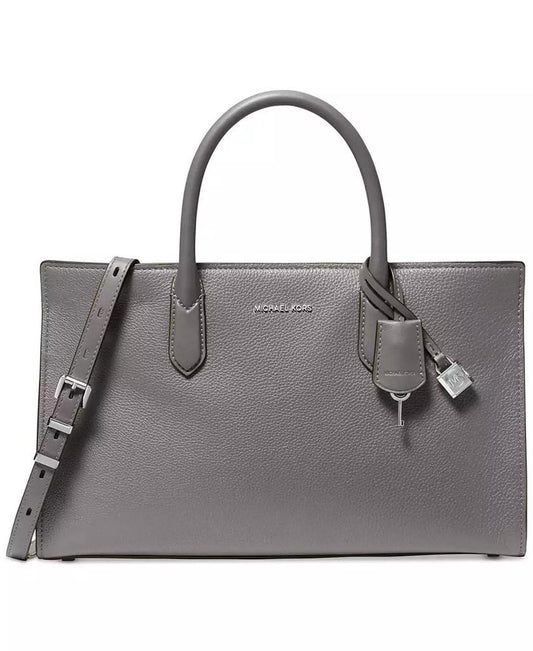 MICHAEL Scarlett Medium East West Leather Satchel