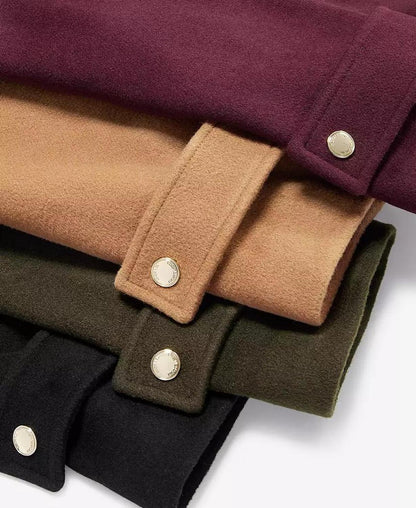 Women's Collared Button-Front Coat, Exclusively at Macy's