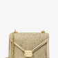Whitney Medium Embellished Metallic Shoulder Bag