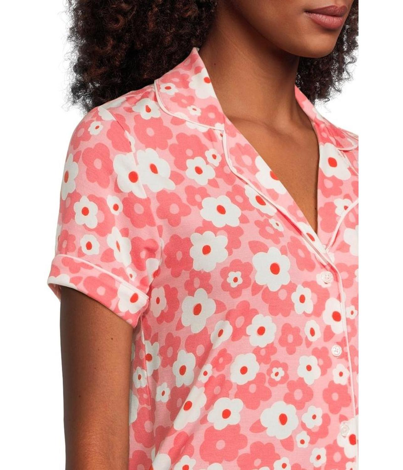 Short Sleeve Boxer PJ Set