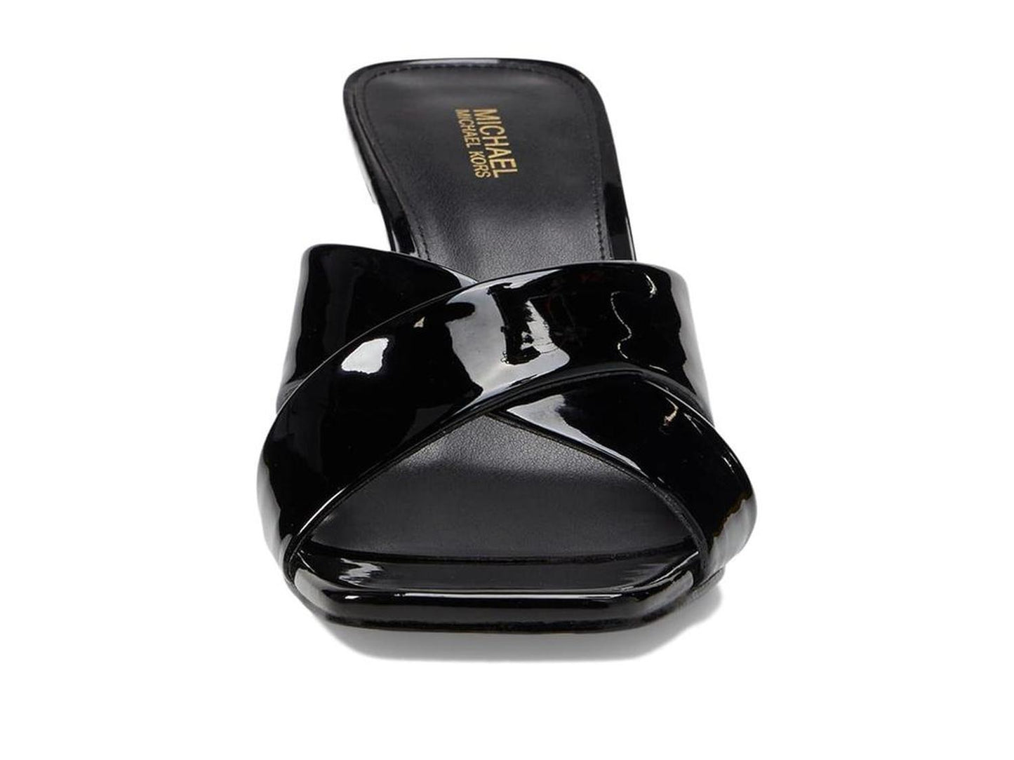 Clara 40S3CLMS1L-001 Mule Women's Black Leather Spool Heel JOBB1316