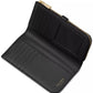 Deco Pebbled Leather Zip Slim Wallet