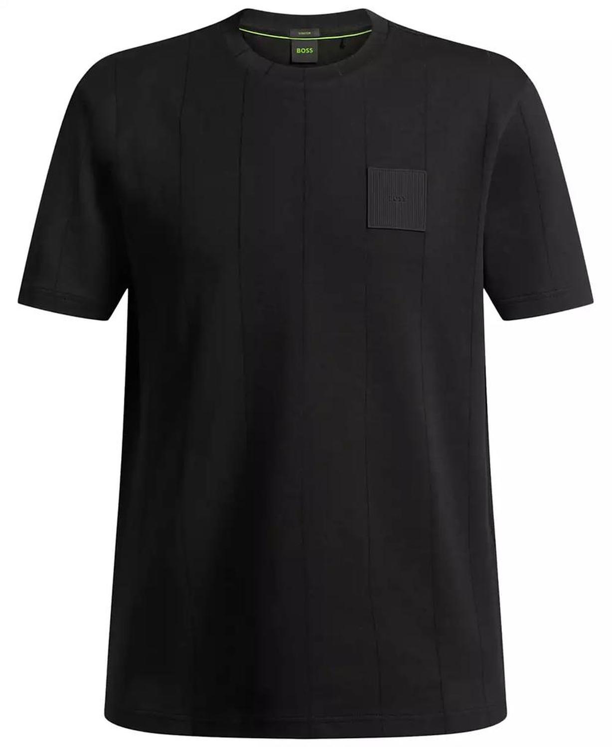 Men's Drop-Stitch Detail Relaxed-Fit T-Shirt