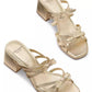Women's Carolina Bow-Trim Block-Heel Sandals