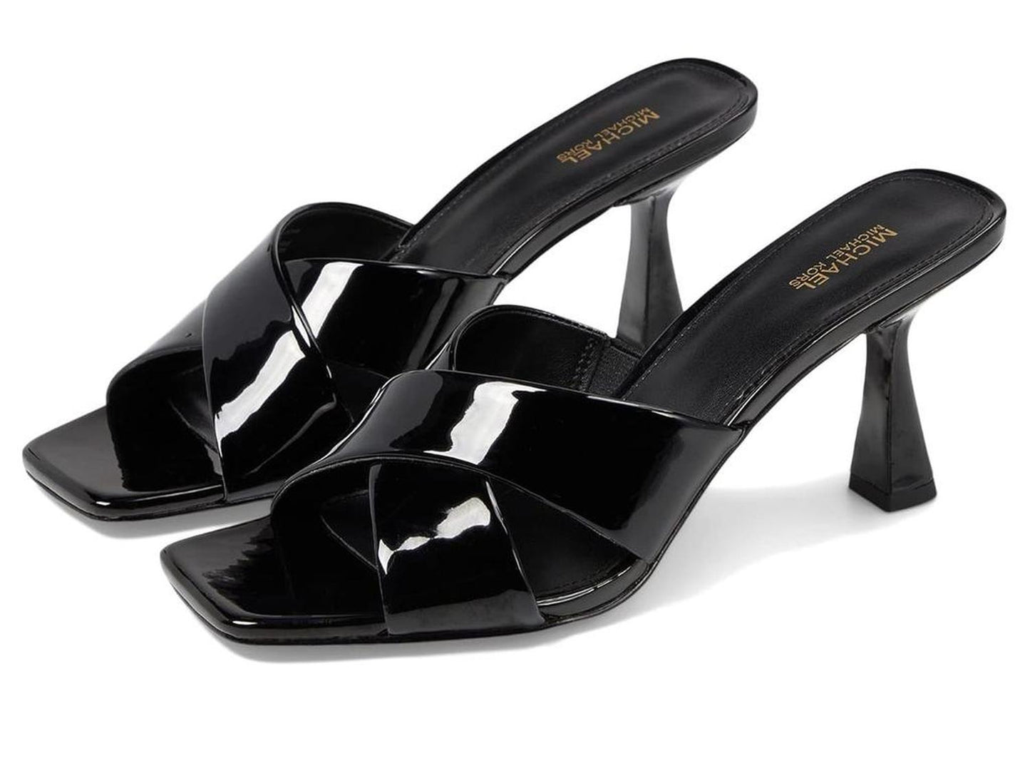 Clara 40S3CLMS1L-001 Mule Women's Black Leather Spool Heel JOBB1316