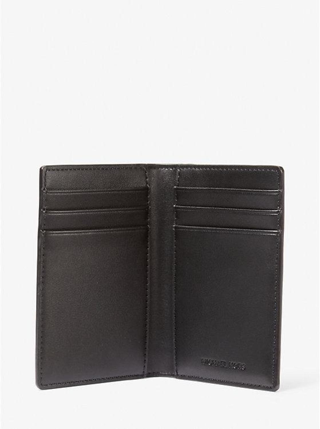 Hudson Leopard Logo Bi-Fold Card Case