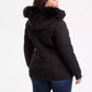 Plus Size Faux-Fur-Trim Hooded Puffer Coat, Exclusively at Macy's