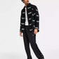 Men's Oversized-Fit Logo Shirt Jacket