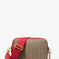 Bryant Medium MK2000 Logo Jacquard Camera Crossbody Bag