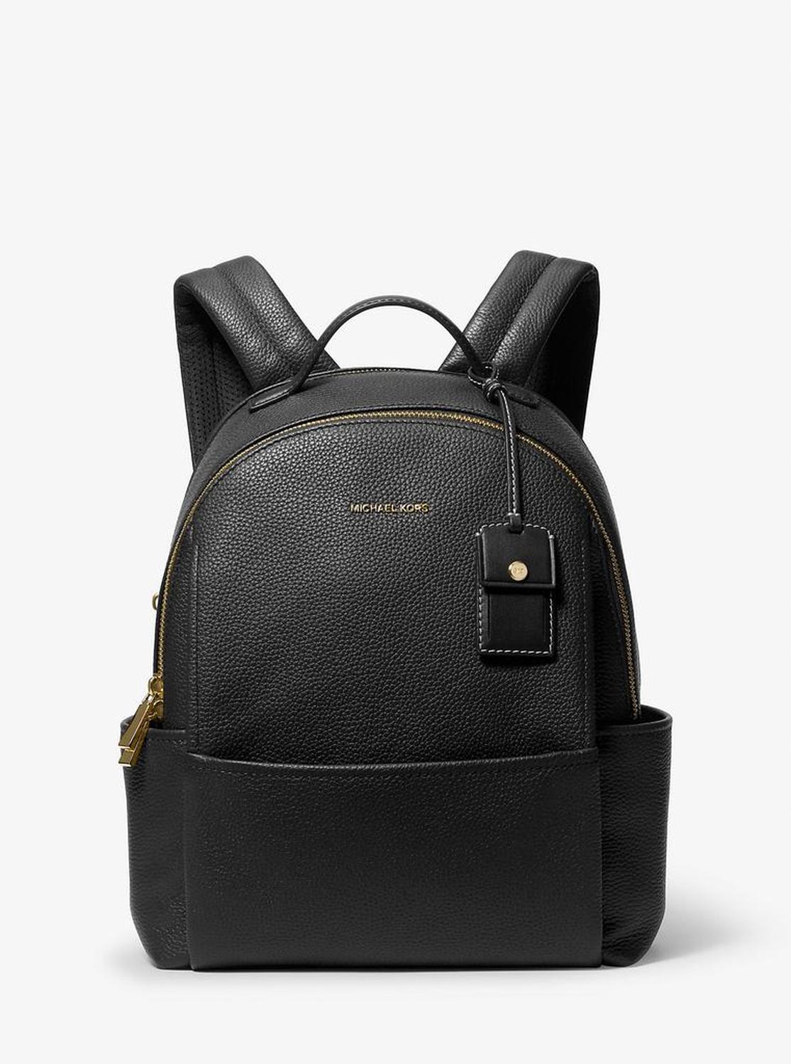 Sable Medium Pebbled Leather Backpack