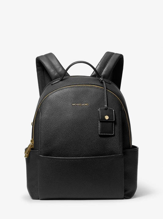Sable Medium Pebbled Leather Backpack