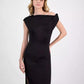 Women's Off-The-Shoulder Slit Maxi Dress