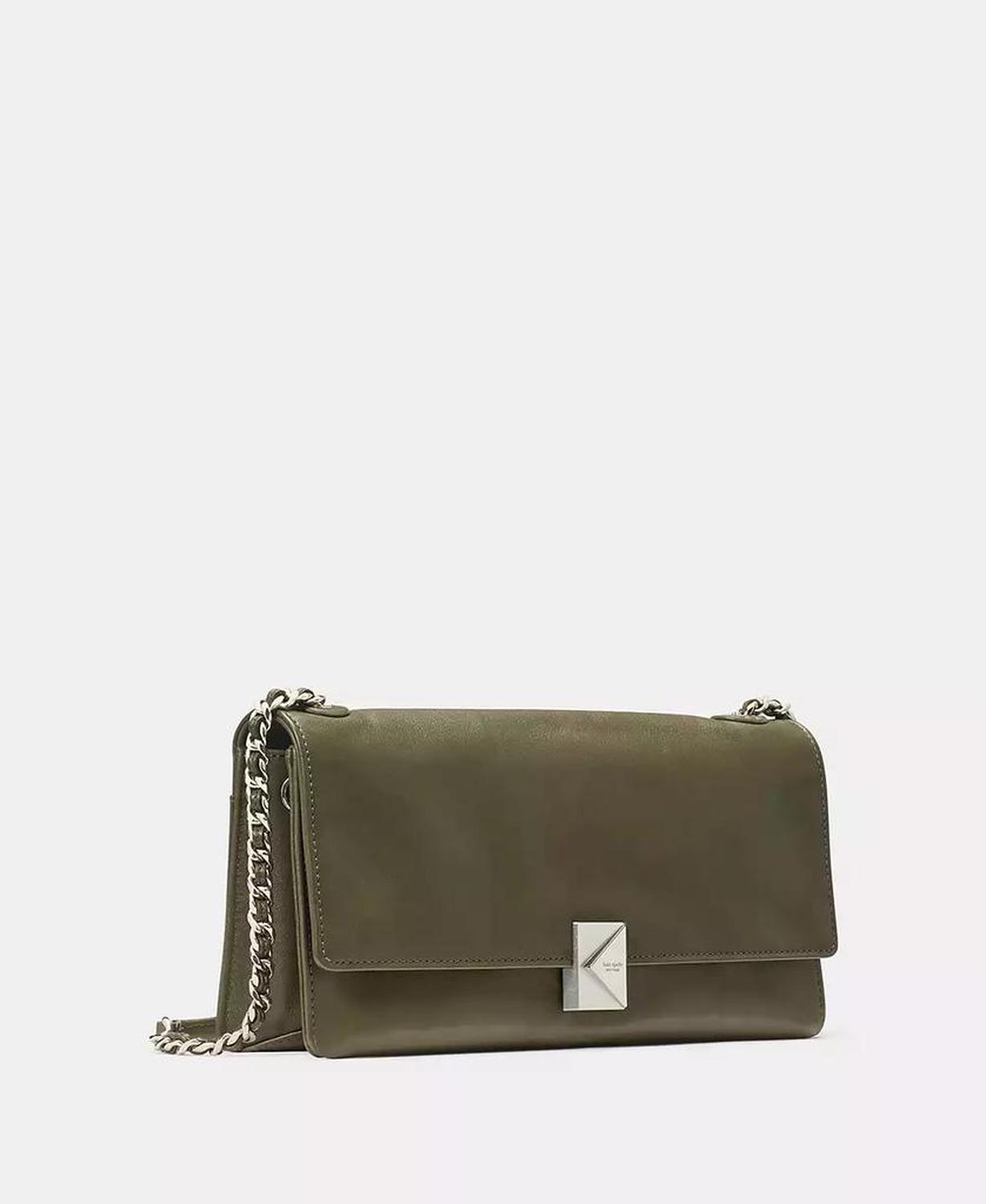 Deco Fine Grain Leather Soft Shoulder Bag