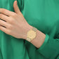 Women's Elliot Gold Tone Stainless Steel Mesh Bracelet Watch, 36mm