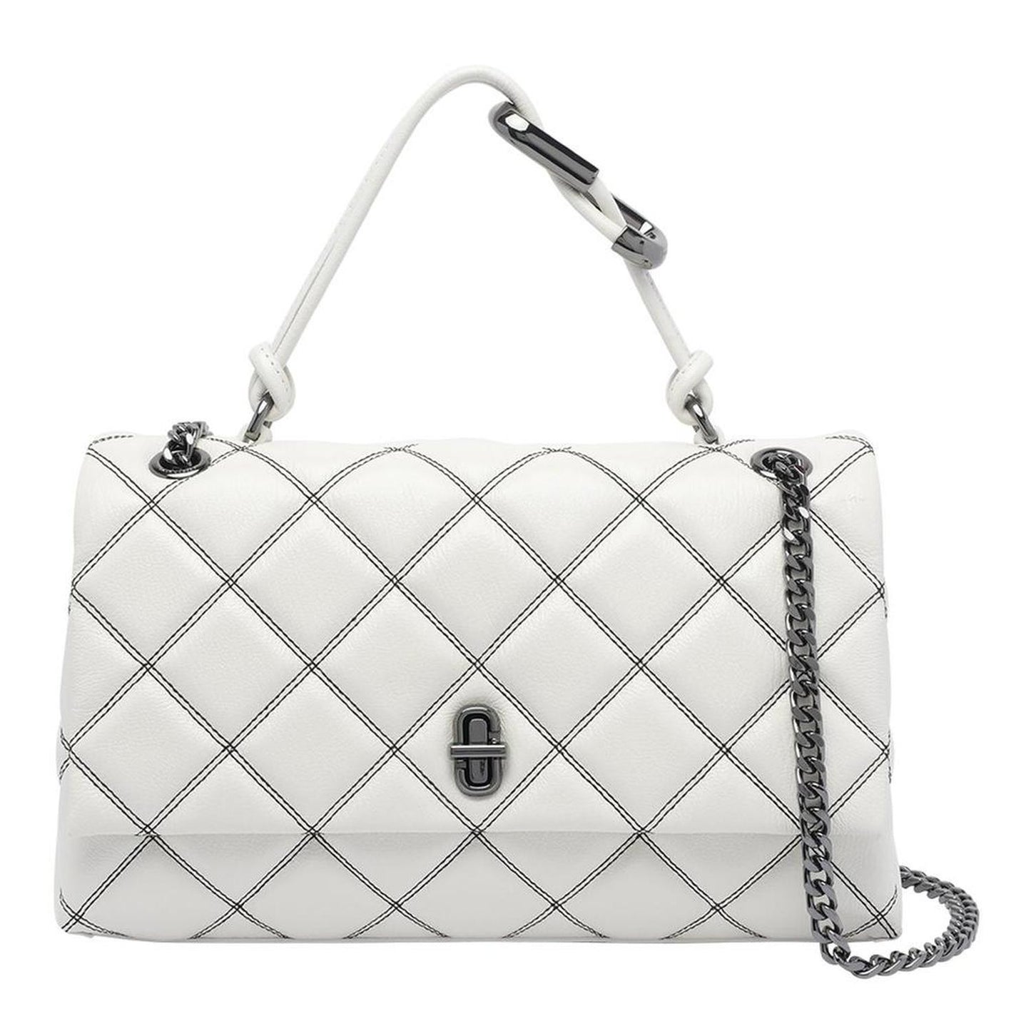 Marc Jacobs The Bi-Color Quilted Dual Convertible Shoulder Bag