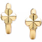 Spade Flower Huggie Earrings