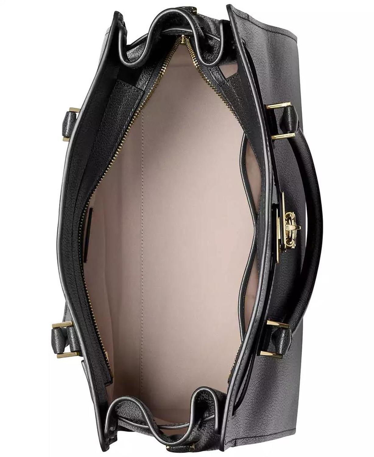 Hamilton Moderne Large Leather Satchel