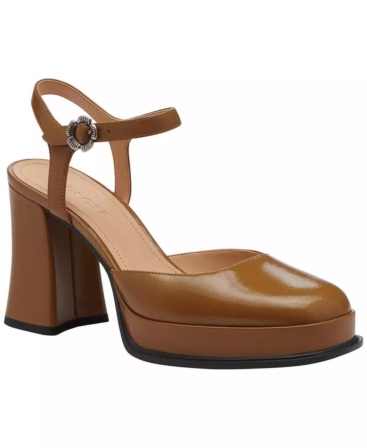 Women's Sculpted-Heel Platform Pumps