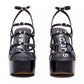 Kiki Leather Platform Pump Sandals