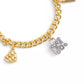Faux Stone Signature Handbag Charm Bracelet
