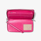 Jet Set Travel Zebra Print Calf Hair Continental Wallet
