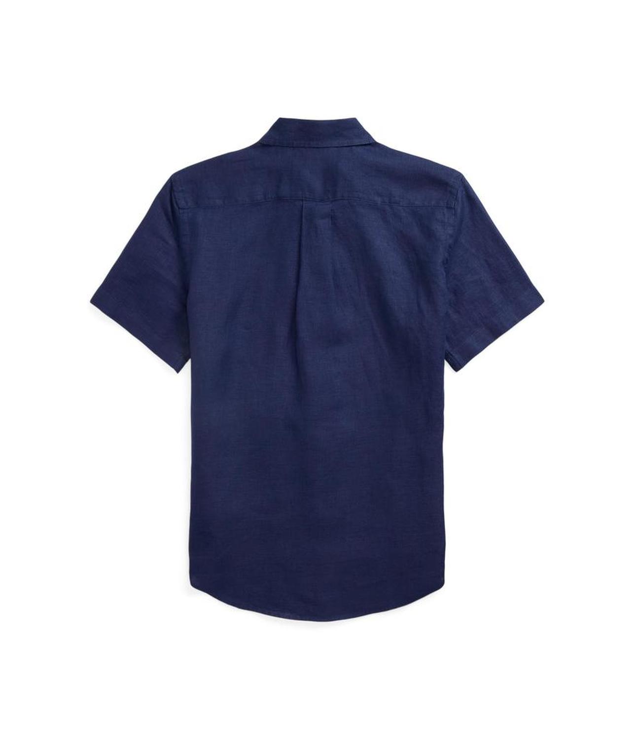 Linen Short Sleeve Shirt (Big Kid)