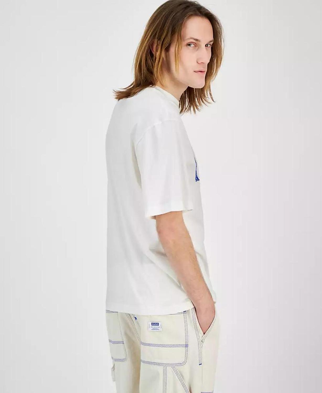 Men's Nugocrea Creative Department Short Sleeve Crewneck Logo Graphic T-Shirt