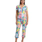 Short Sleeve Cropped PJ Set