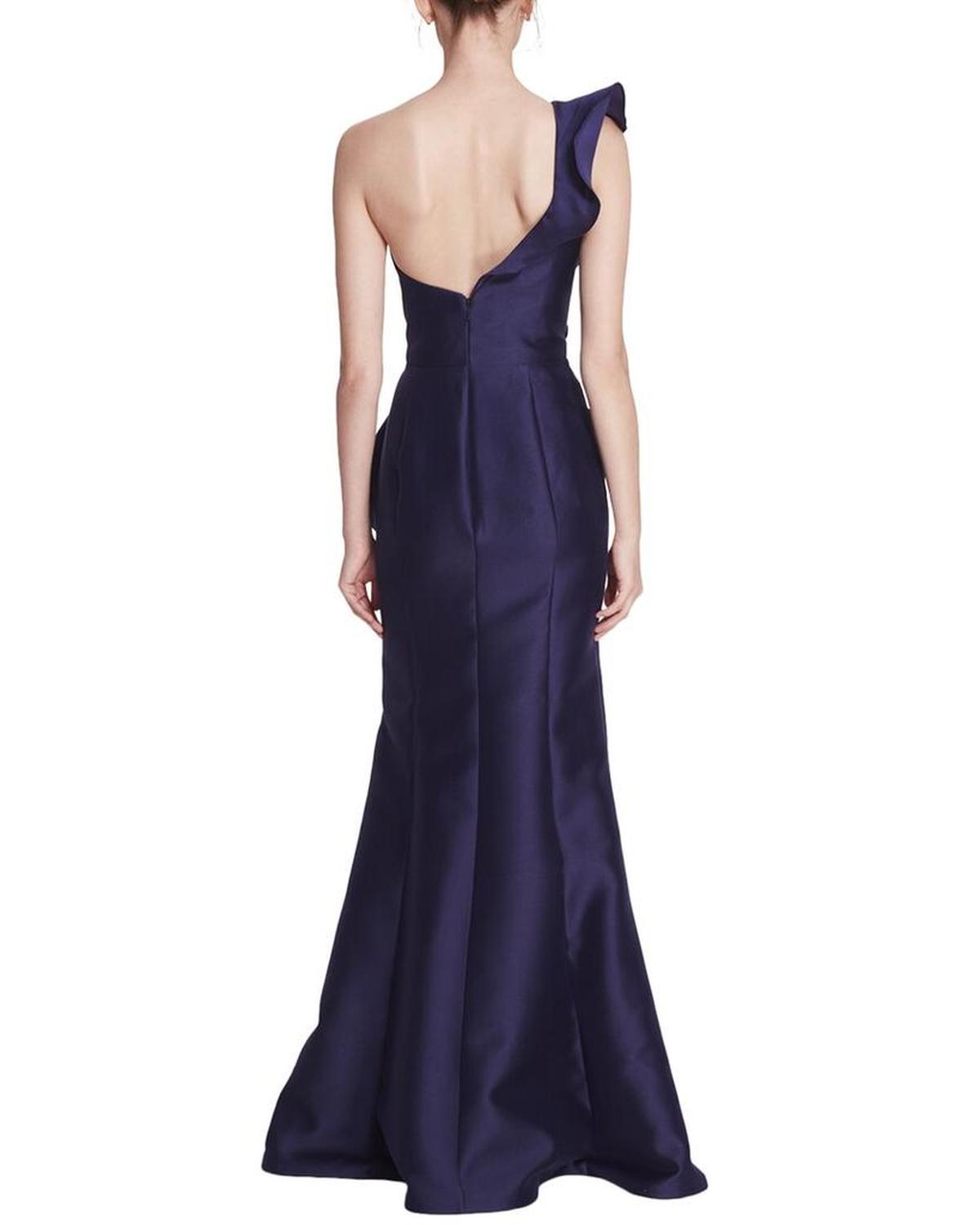 Silk-Blend Gown