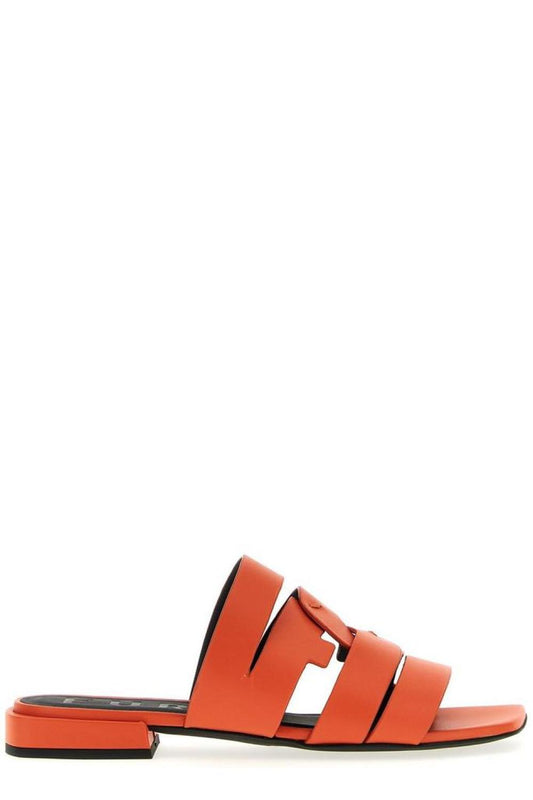 Furla Birkenwood Logo Detailed Sandals