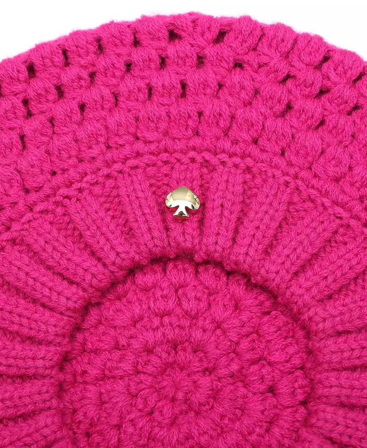 kate sapde new york Crochet Rib Beret